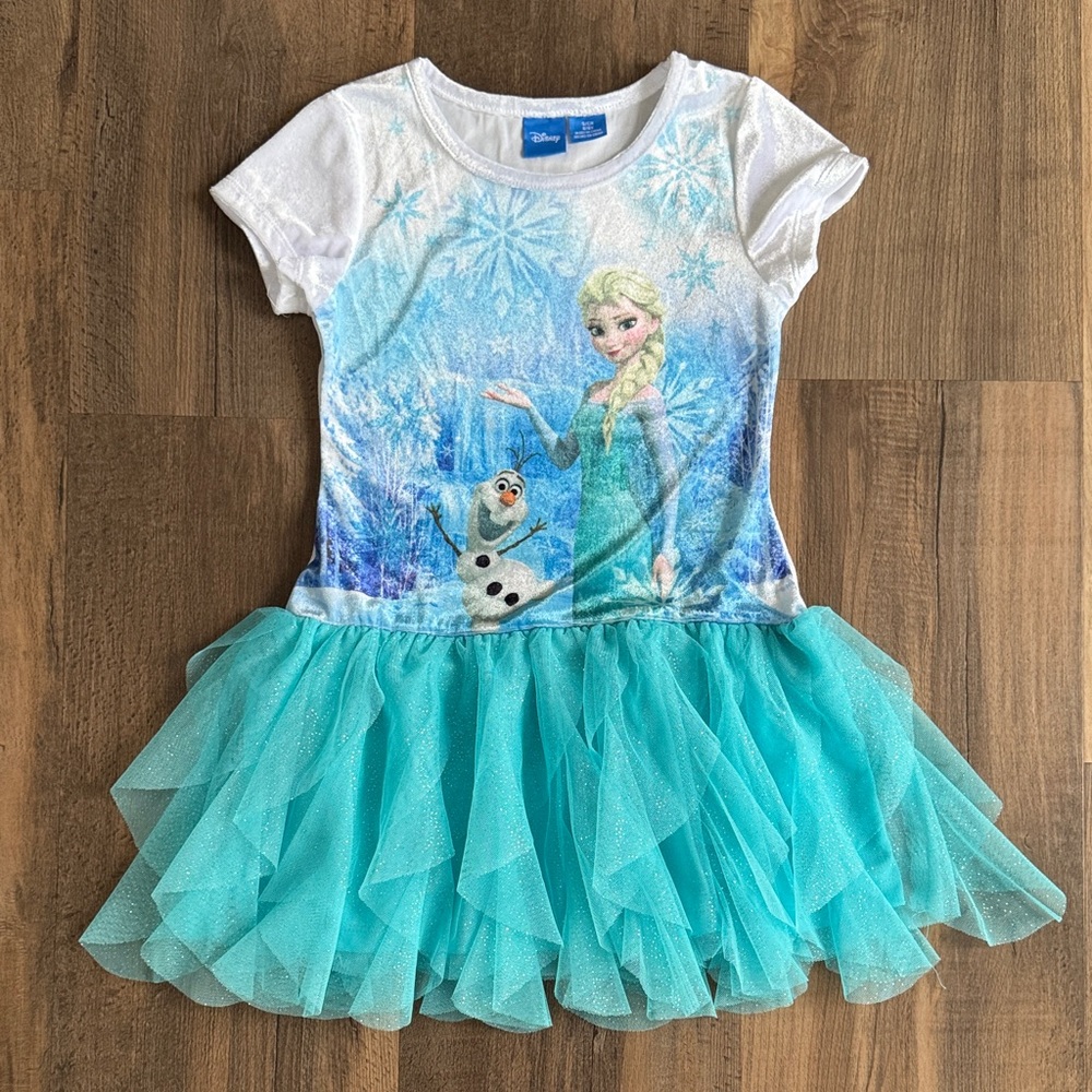 Disney Frozen Elsa and Olaf Tulle Dress